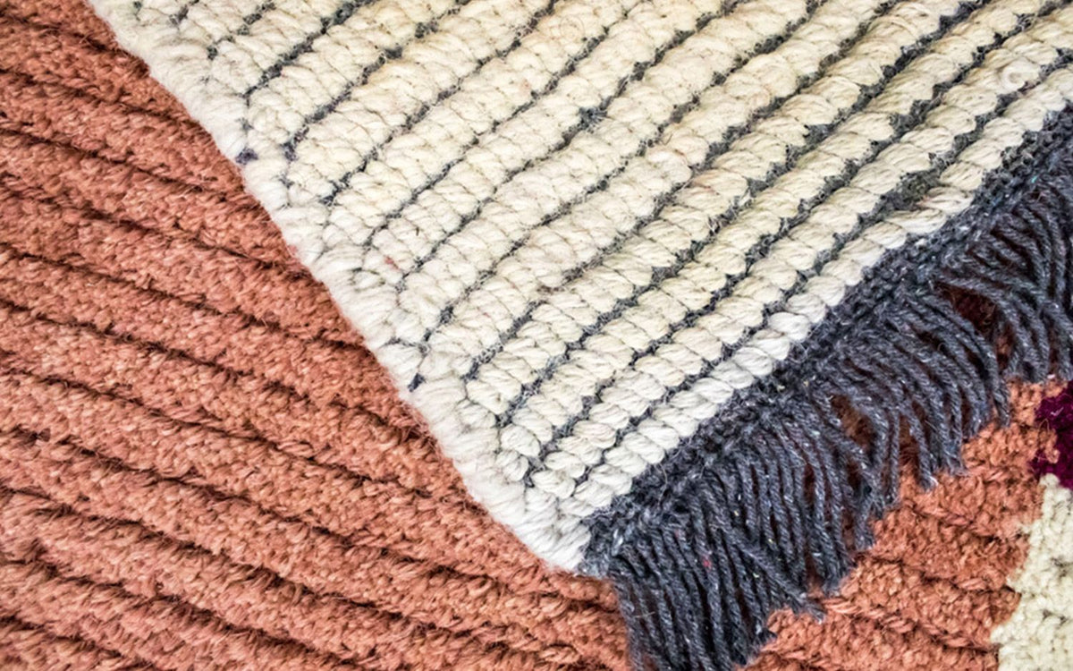 Dywan z Nepalu - 140 x 70 cm - wielokolorowy