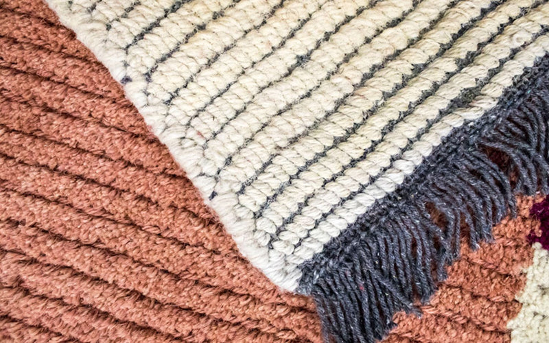 Dywan z Nepalu - 140 x 70 cm - wielokolorowy