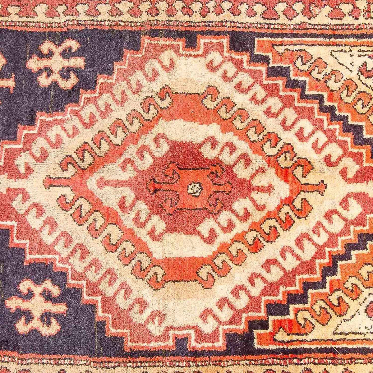 Biegacz Perski dywan - Nomadyczny - 318 x 117 cm - ciemnoniebieski