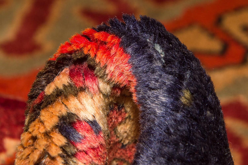 Biegacz Perski dywan - Nomadyczny - 318 x 117 cm - ciemnoniebieski