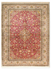 Jedwabny dywan - Kashmir Silk - 218 x 157 cm - czerwony