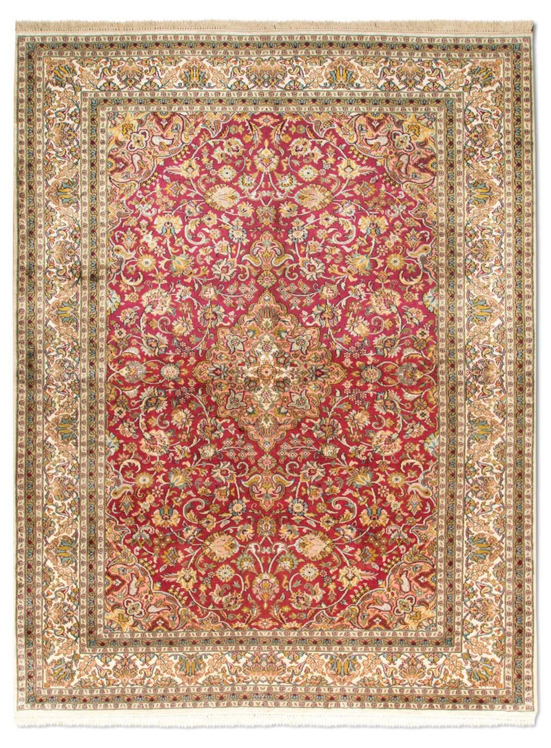 Jedwabny dywan - Kashmir Silk - 218 x 157 cm - czerwony