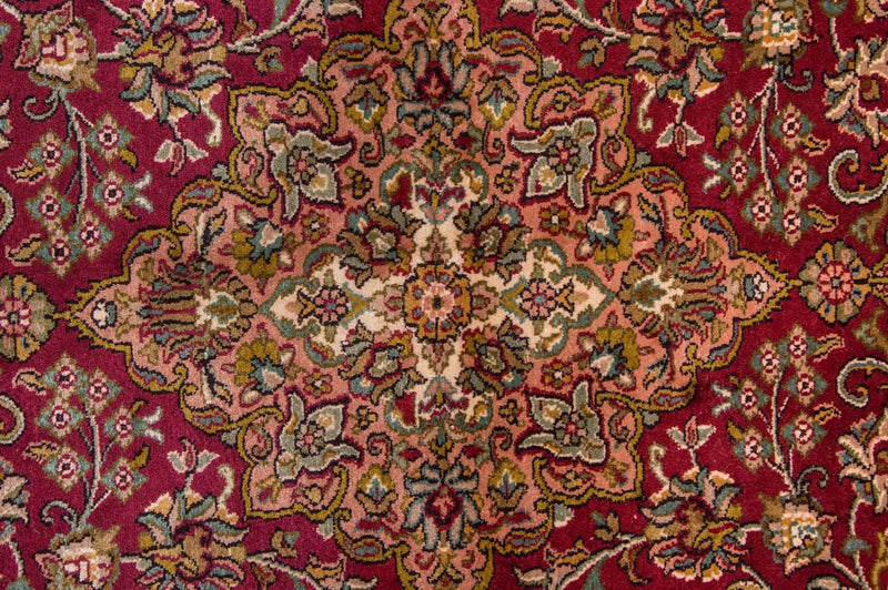 Jedwabny dywan - Kashmir Silk - 218 x 157 cm - czerwony