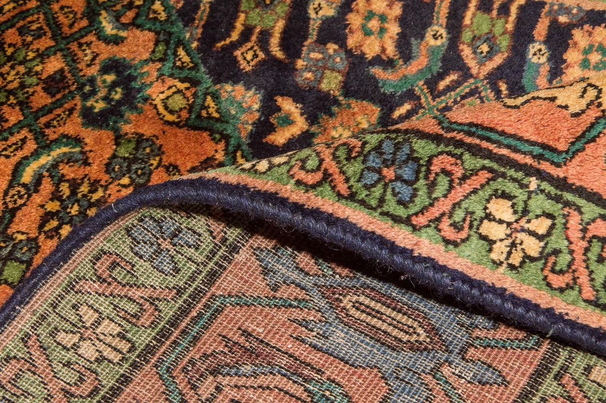 Biegacz Perski dywan - Nomadyczny - 284 x 143 cm - ciemnoniebieski