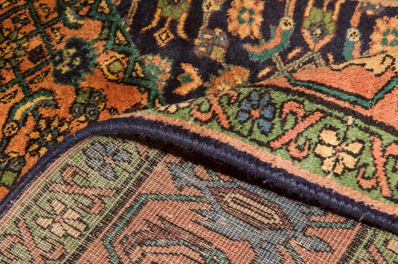 Biegacz Perski dywan - Nomadyczny - 284 x 143 cm - ciemnoniebieski