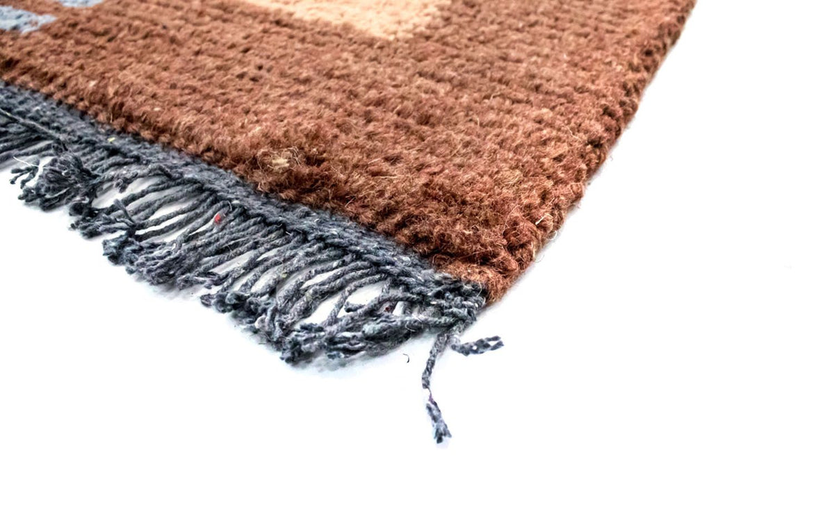 Dywan z Nepalu - 140 x 70 cm - brązowy