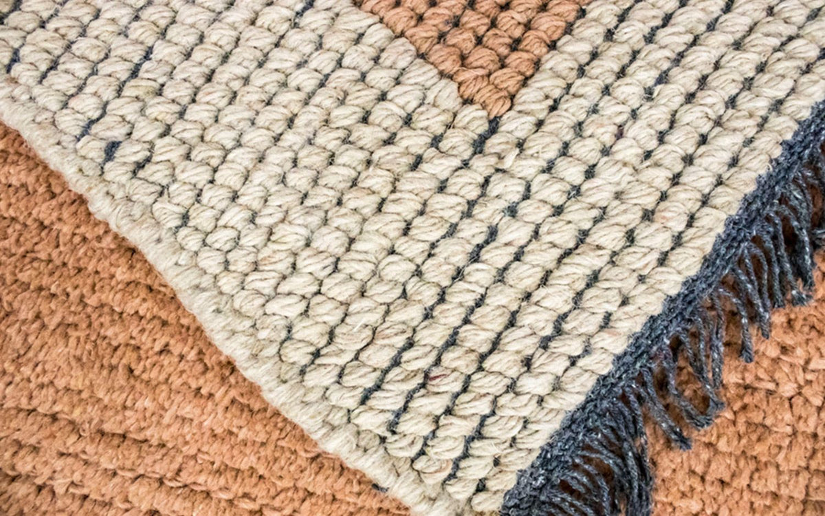 Dywan z Nepalu - 140 x 70 cm - brązowy