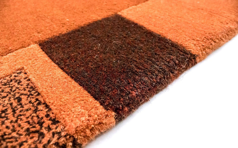Dywan z Nepalu - 157 x 90 cm - terakota