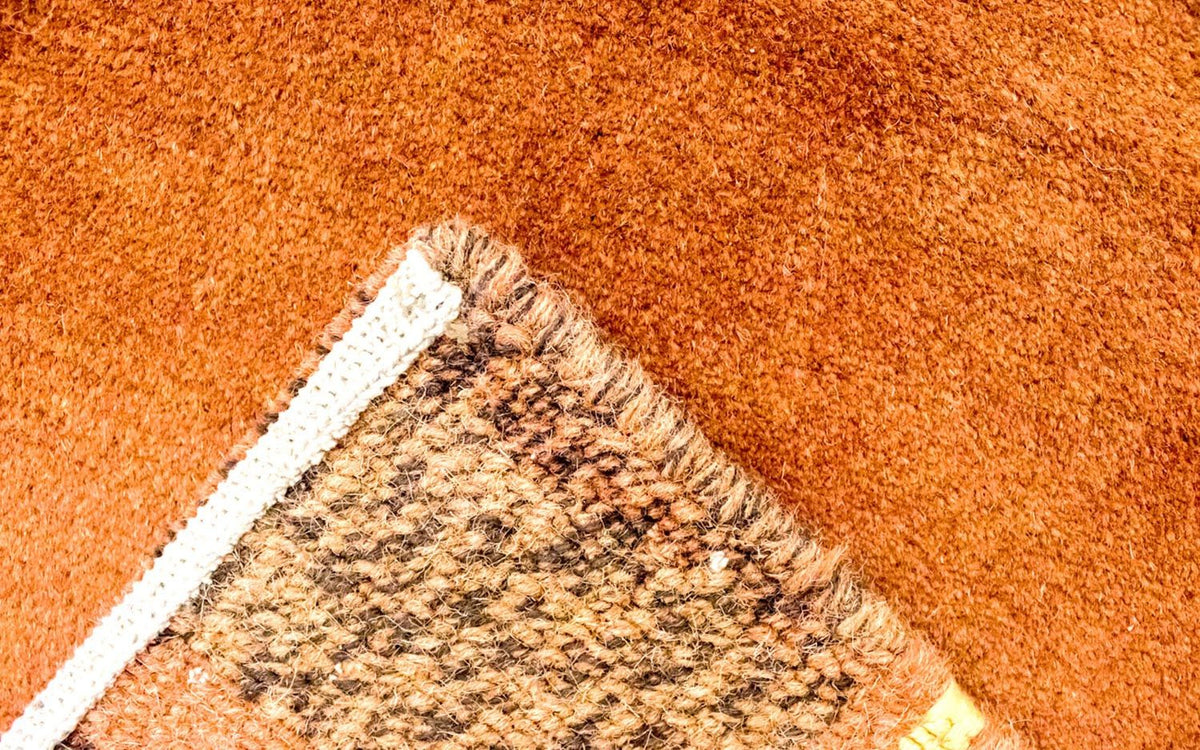 Dywan z Nepalu - 157 x 90 cm - terakota