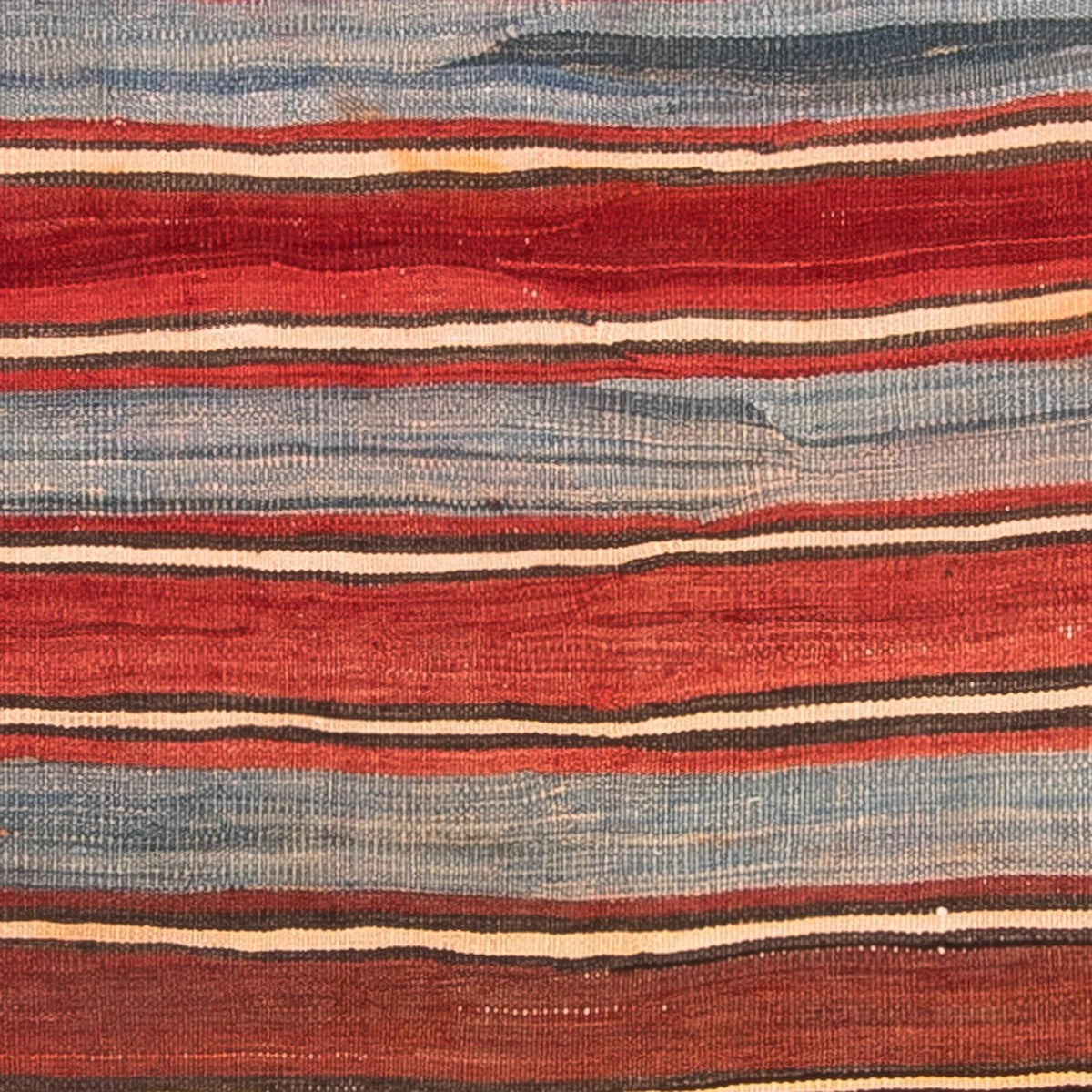 Dywan Kelim - Stary - 155 x 135 cm - wielokolorowy