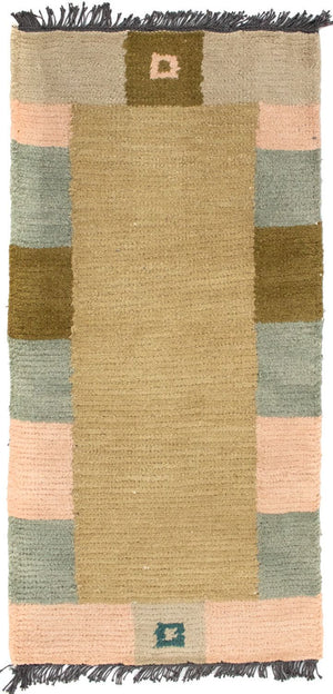 Dywan z Nepalu - 140 x 70 cm - wielokolorowy