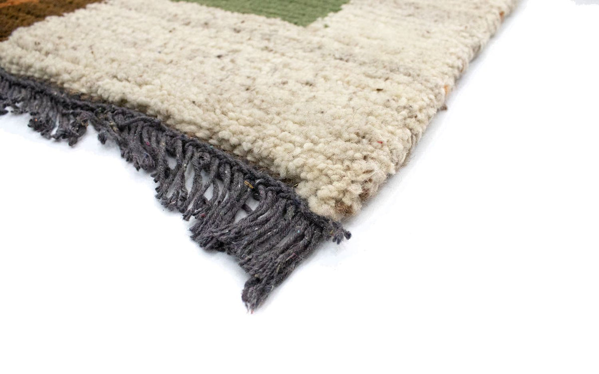 Dywan z Nepalu - 140 x 70 cm - zielona