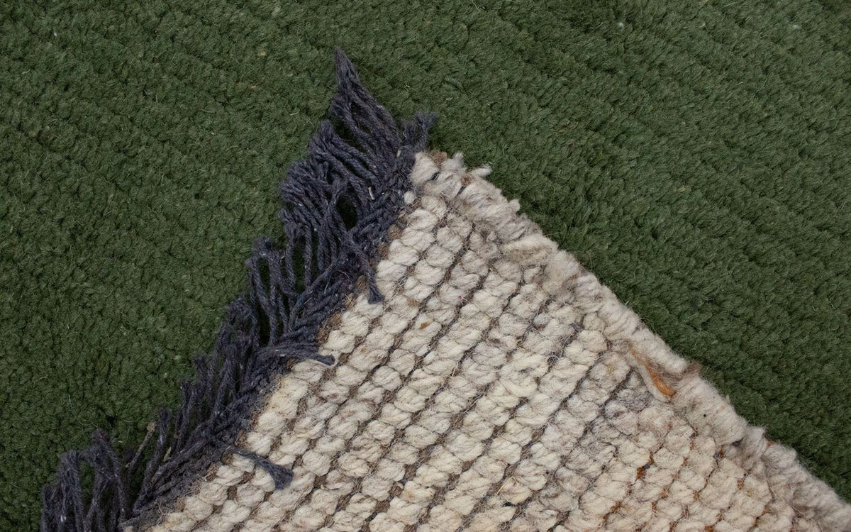 Dywan z Nepalu - 140 x 70 cm - zielona