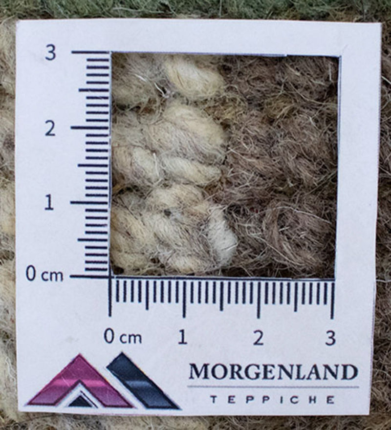 Dywan z Nepalu - 140 x 70 cm - zielona