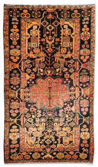 Perski dywan - Nomadyczny - 306 x 158 cm - ciemnoniebieski