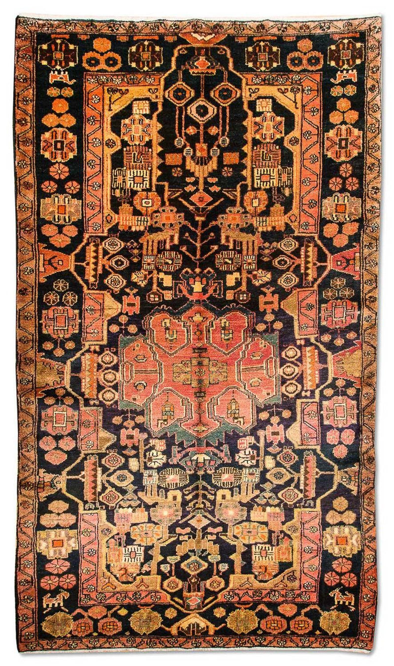 Perski dywan - Nomadyczny - 306 x 158 cm - ciemnoniebieski