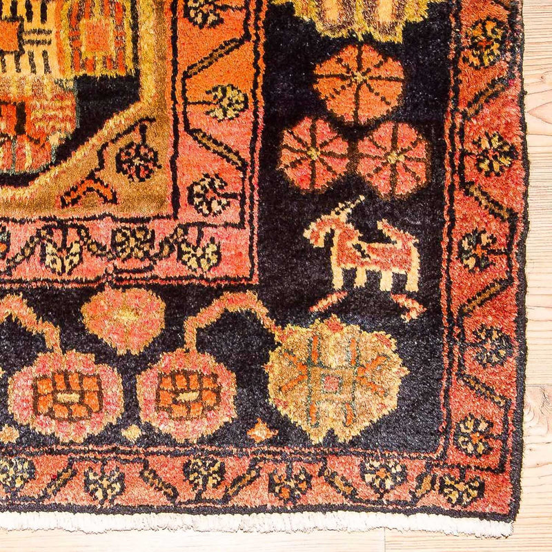 Perski dywan - Nomadyczny - 306 x 158 cm - ciemnoniebieski