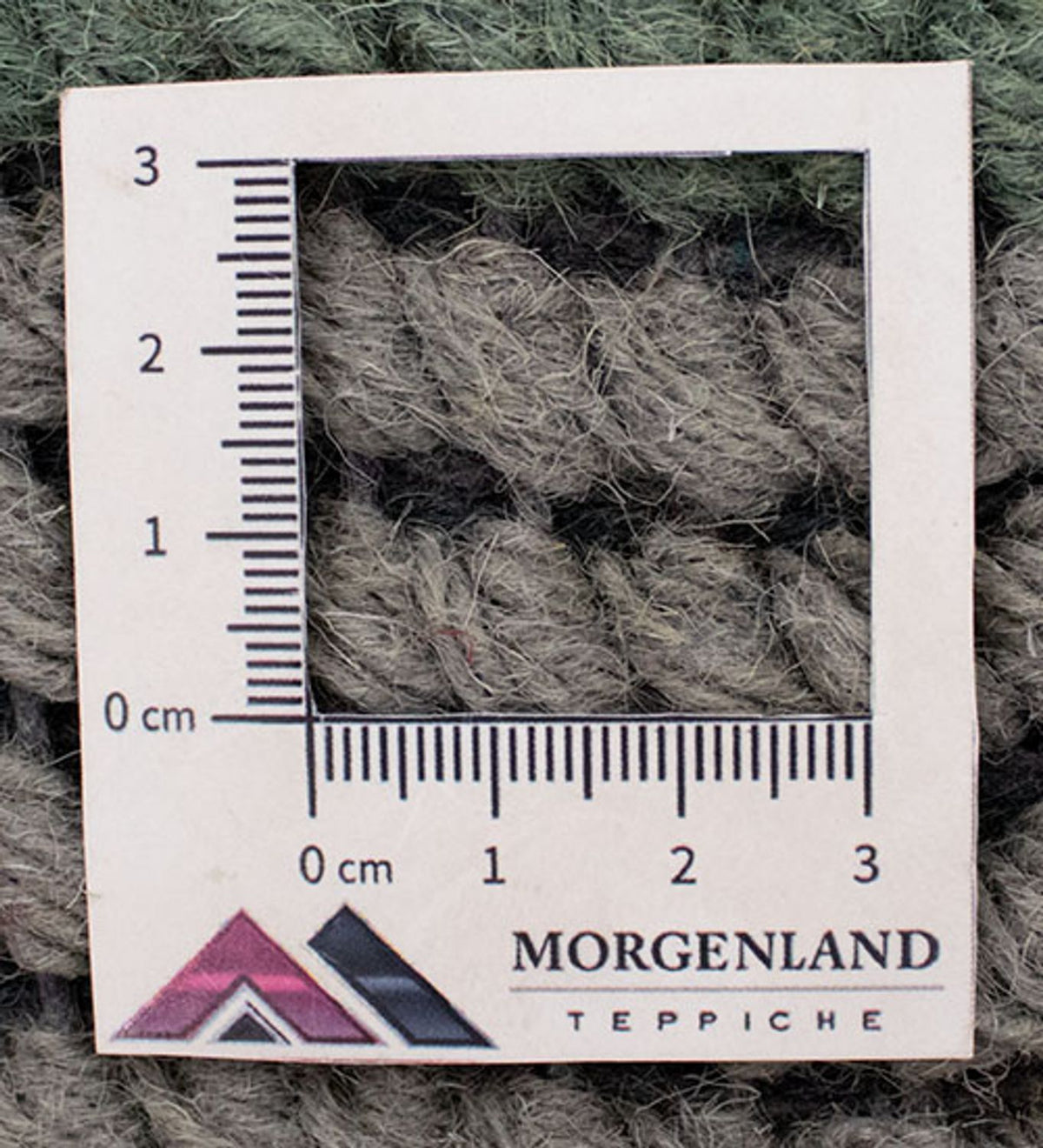 Dywan z Nepalu - 140 x 70 cm - zielona