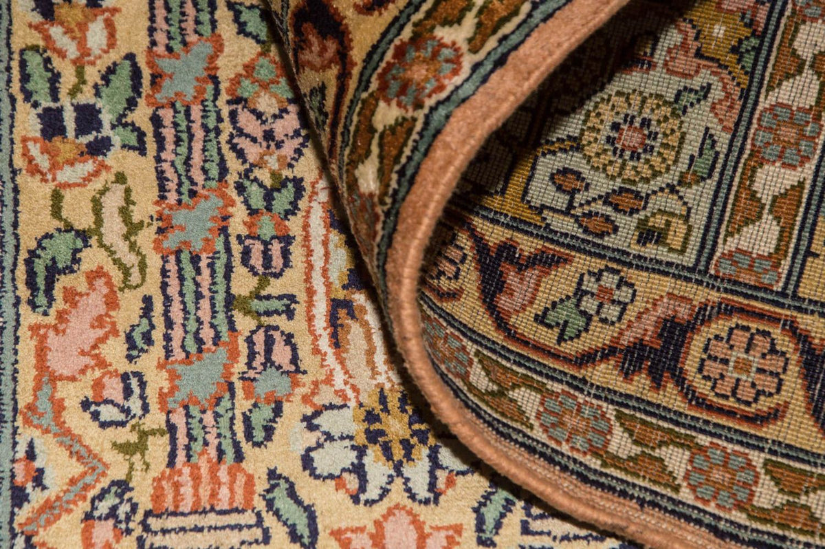 Jedwabny dywan - Kashmir Silk - 184 x 124 cm - wielokolorowy