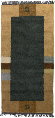 Dywan z Nepalu - 140 x 70 cm - niebieski