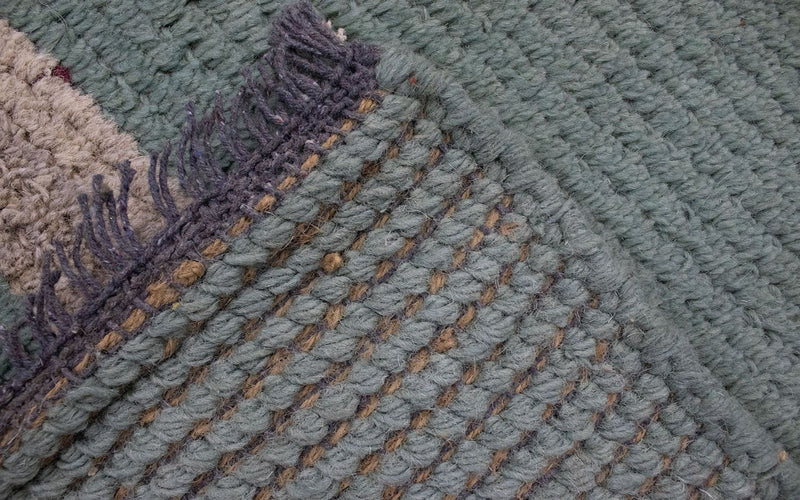 Dywan z Nepalu - 140 x 70 cm - zielona