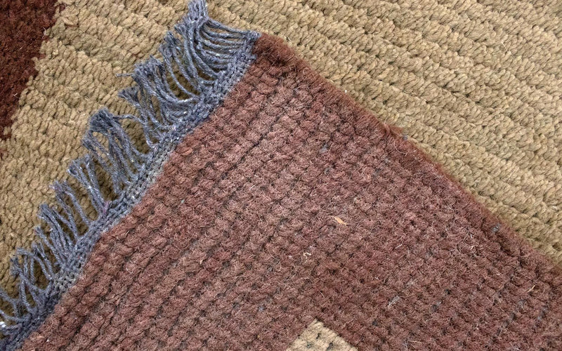 Dywan z Nepalu - 140 x 70 cm - brązowy