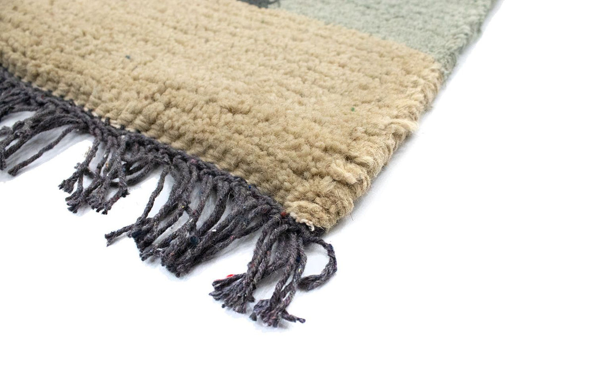 Dywan z Nepalu - 140 x 70 cm - zielona