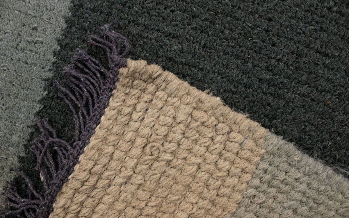 Dywan z Nepalu - 140 x 70 cm - zielona