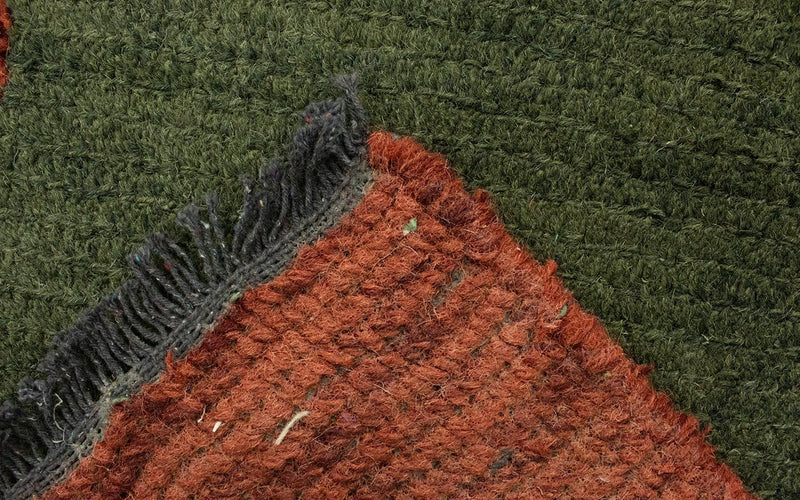 Dywan z Nepalu - 140 x 70 cm - zielona