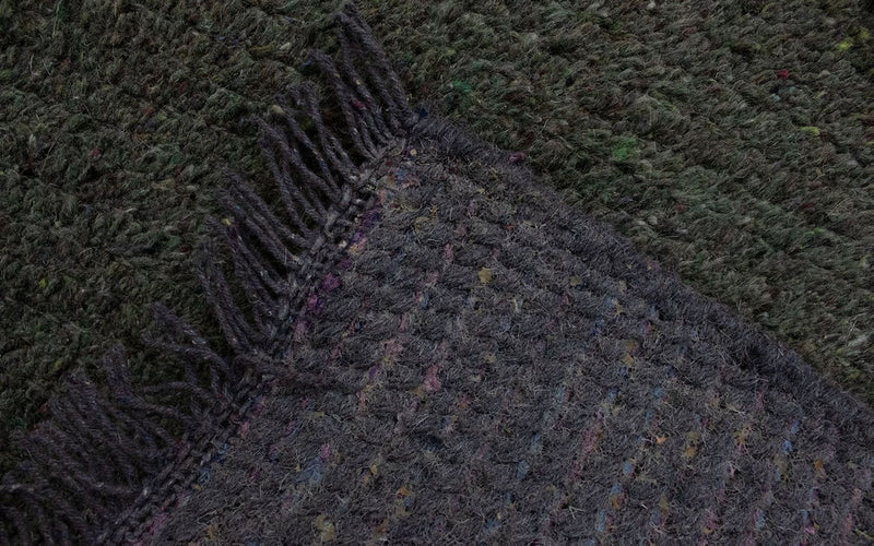 Dywan z Nepalu - 140 x 70 cm - szary