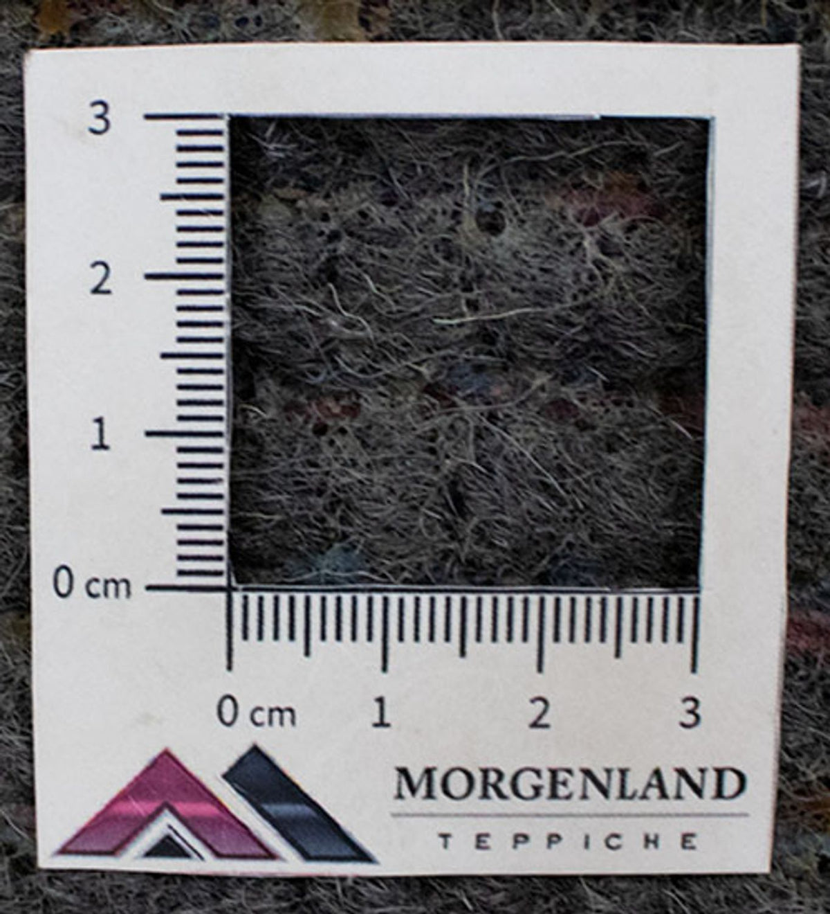 Dywan z Nepalu - 140 x 70 cm - szary