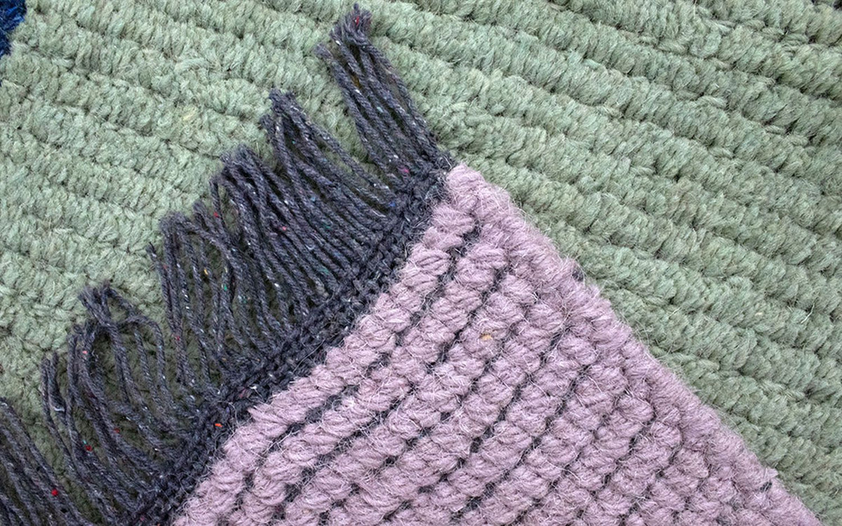 Dywan z Nepalu - 140 x 70 cm - wielokolorowy