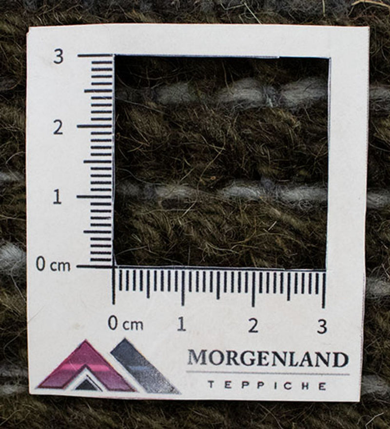 Dywan z Nepalu - 140 x 70 cm - ciemna zieleń