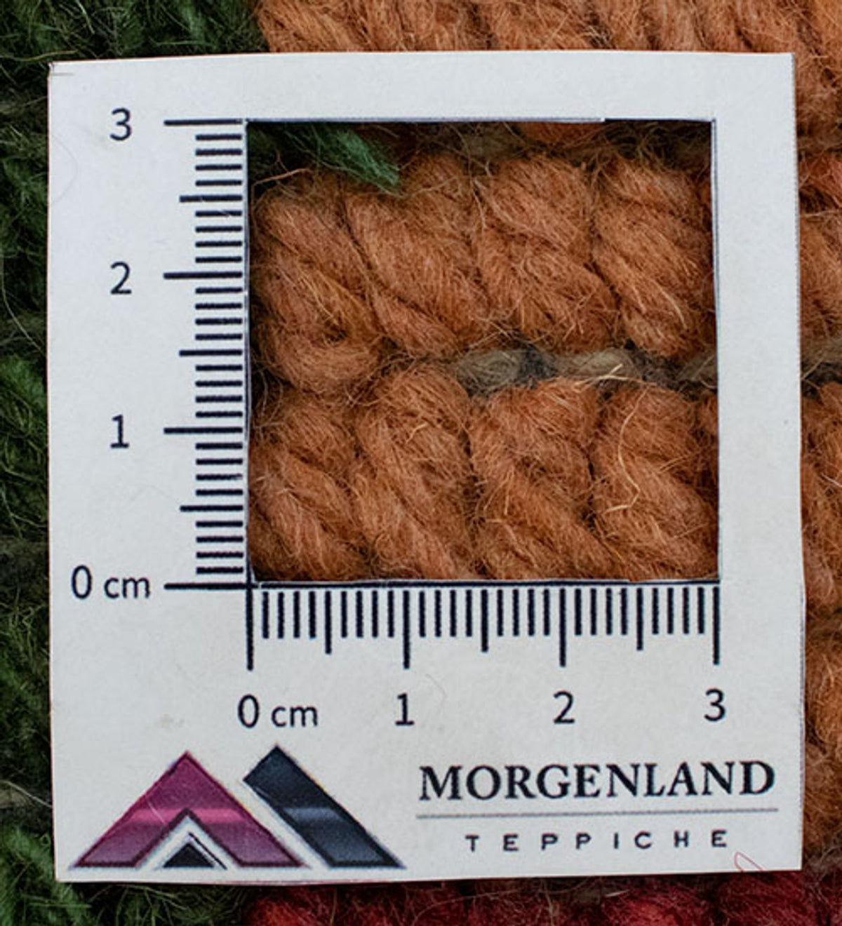 Dywan z Nepalu - 140 x 70 cm - zielona