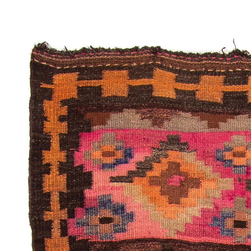 Biegacz Dywan Kelim - Stary - 260 x 120 cm - wielokolorowy