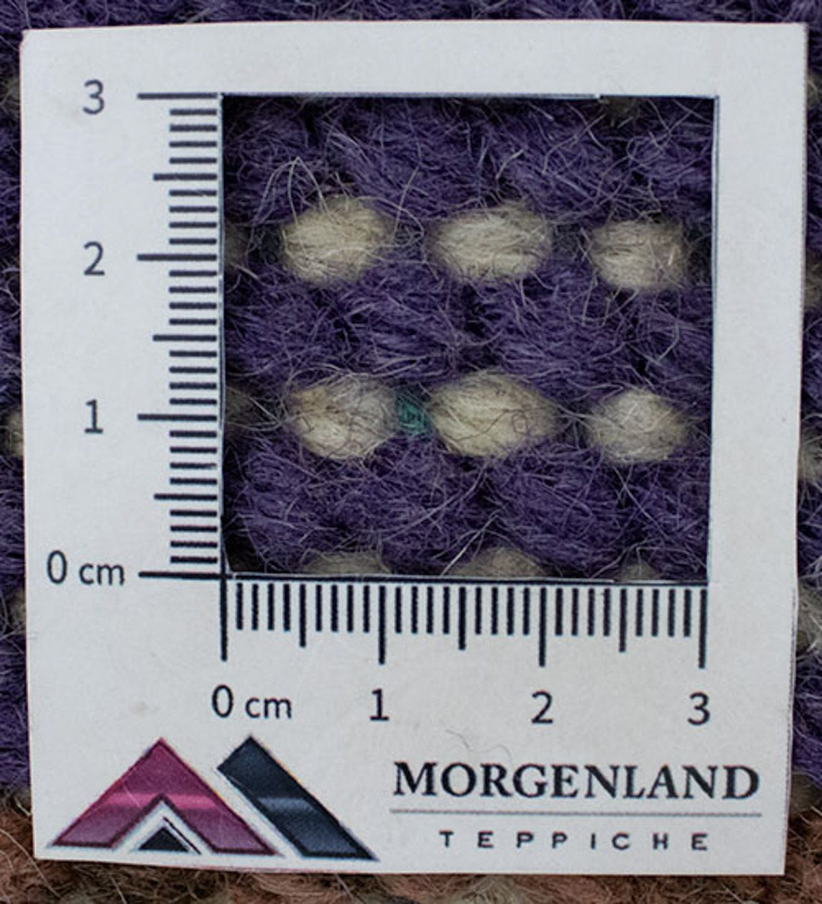 Dywan z Nepalu - 140 x 70 cm - fioletowy