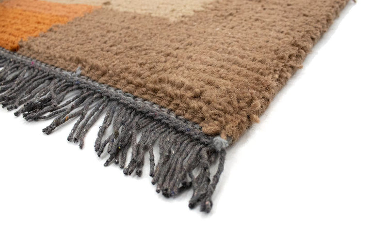 Dywan z Nepalu - 140 x 70 cm - jasnobrązowy