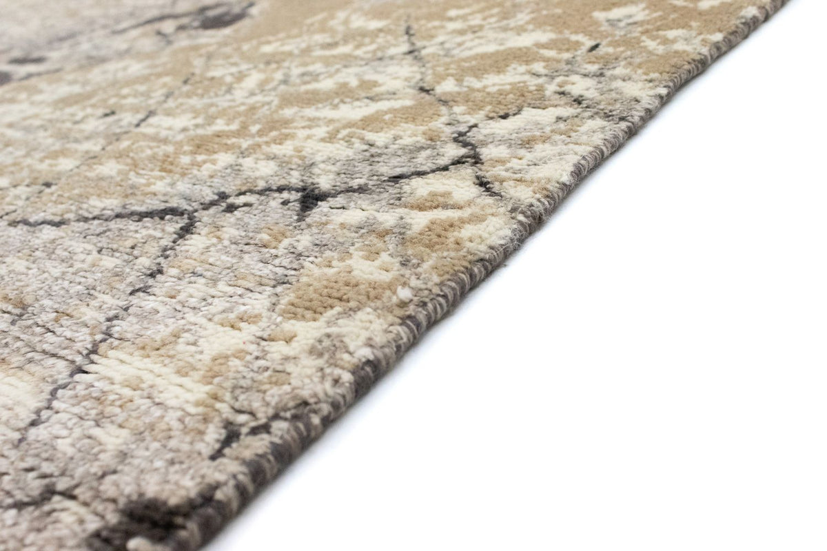 Designerski dywan - 236 x 169 cm - beżowy