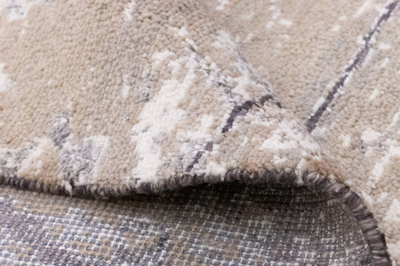 Designerski dywan - 236 x 169 cm - beżowy