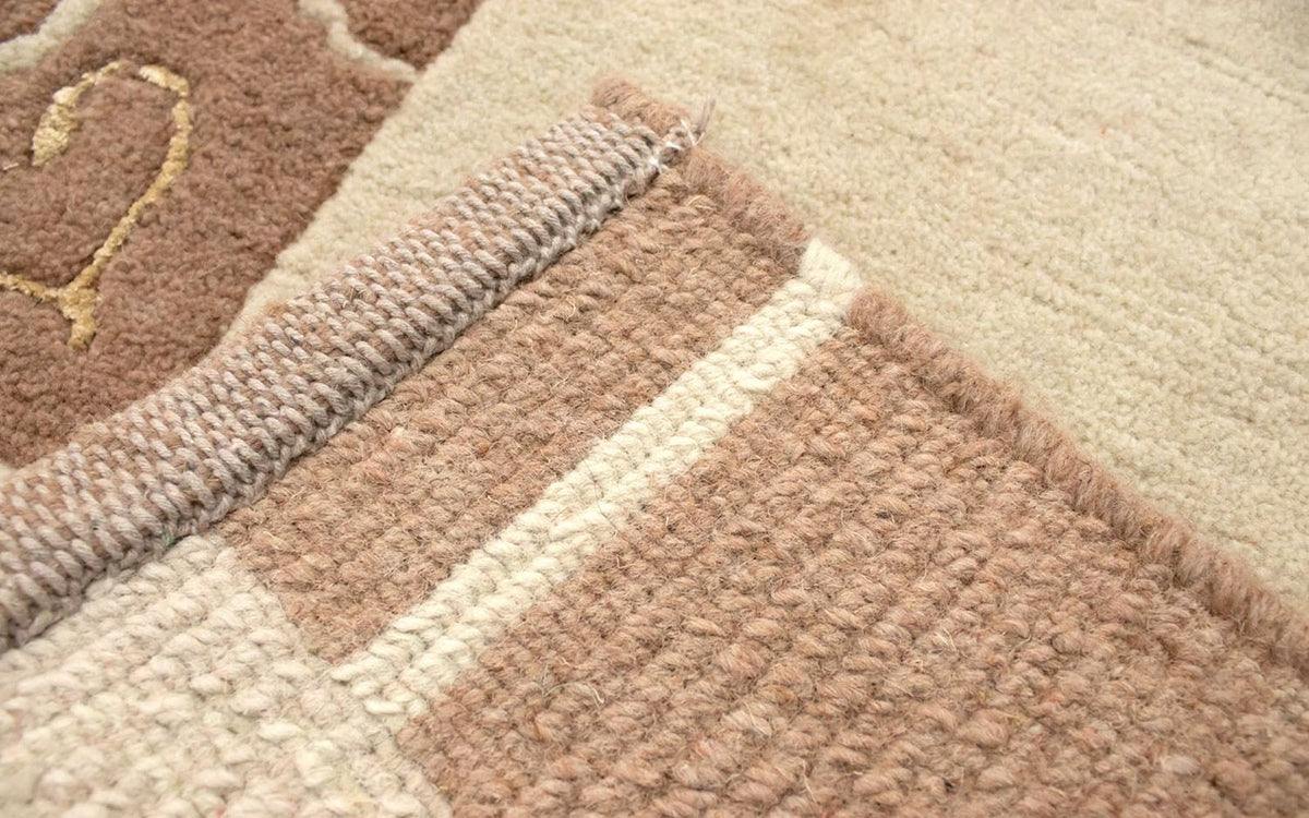 Dywan z Nepalu - 140 x 70 cm - beżowy
