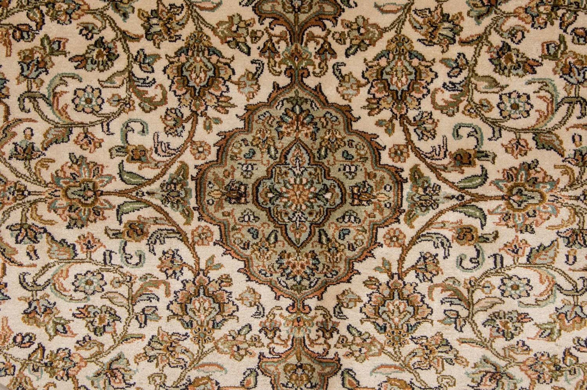 Jedwabny dywan - Kashmir Silk - 186 x 126 cm - beżowy