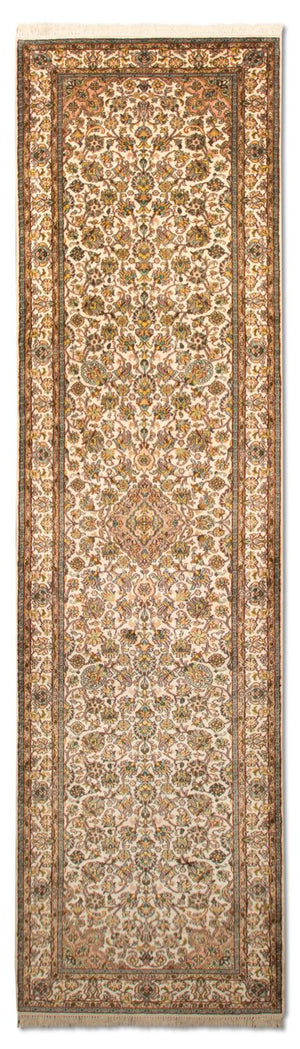 Biegacz Jedwabny dywan - Kashmir Silk - 300 x 79 cm - beżowy