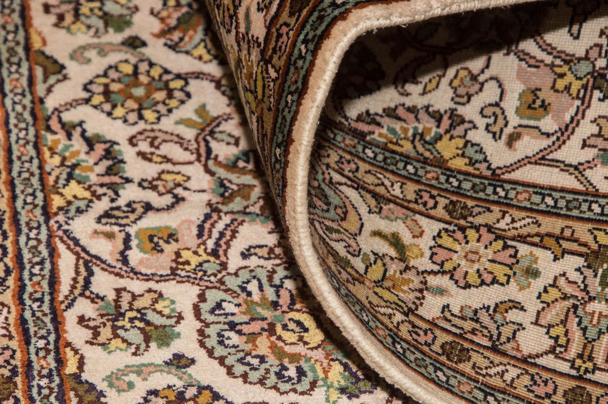 Biegacz Jedwabny dywan - Kashmir Silk - 300 x 79 cm - beżowy