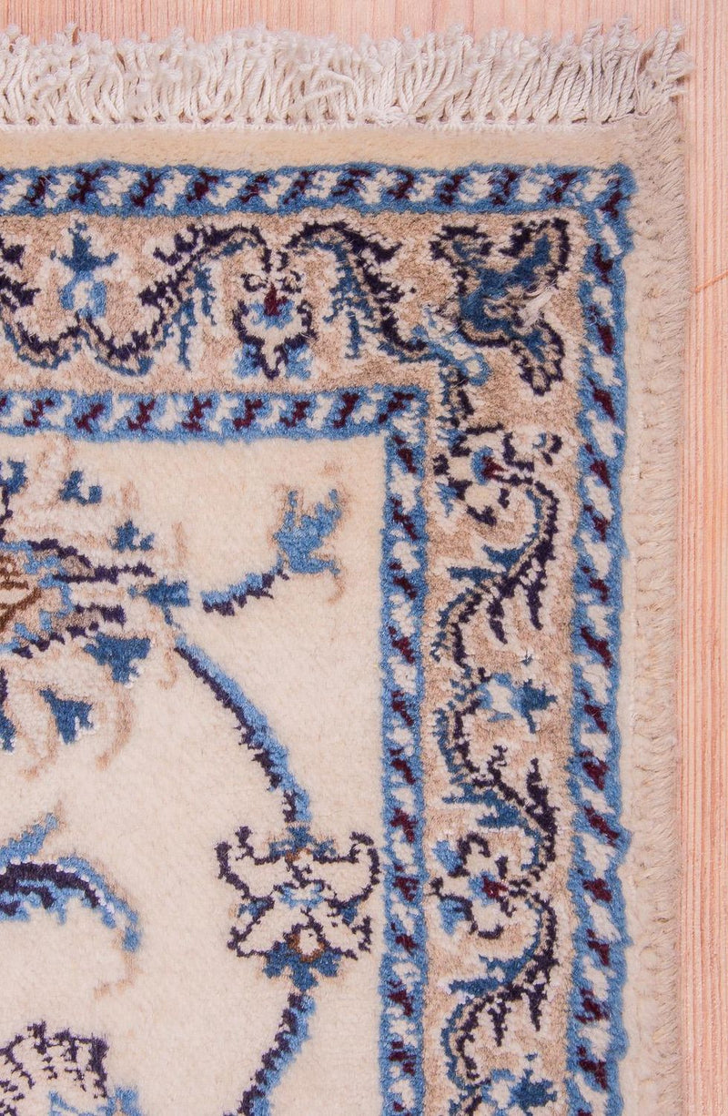 Biegacz Dywan perski - Nain - 143 x 69 cm - beżowy