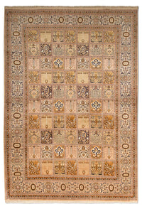 Jedwabny dywan - Kashmir Silk - 240 x 157 cm - beżowy