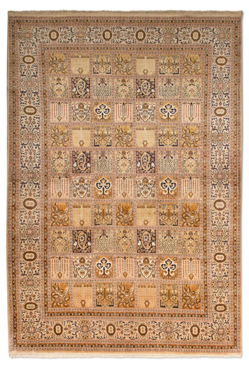 Jedwabny dywan - Kashmir Silk - 240 x 157 cm - beżowy