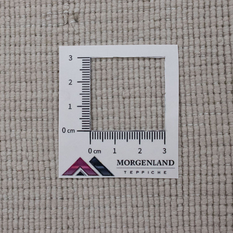 Dywan wełniany - 256 x 153 cm - srebrny