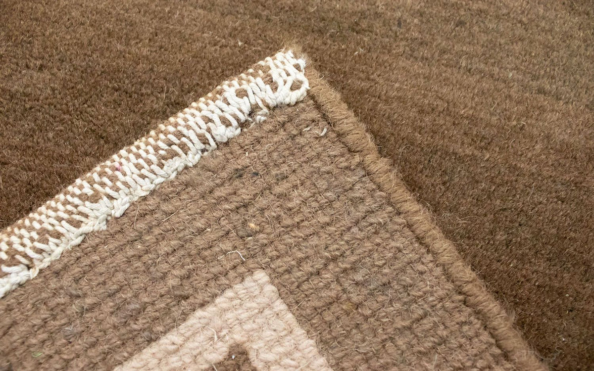 Dywan z Nepalu - 140 x 70 cm - brązowy