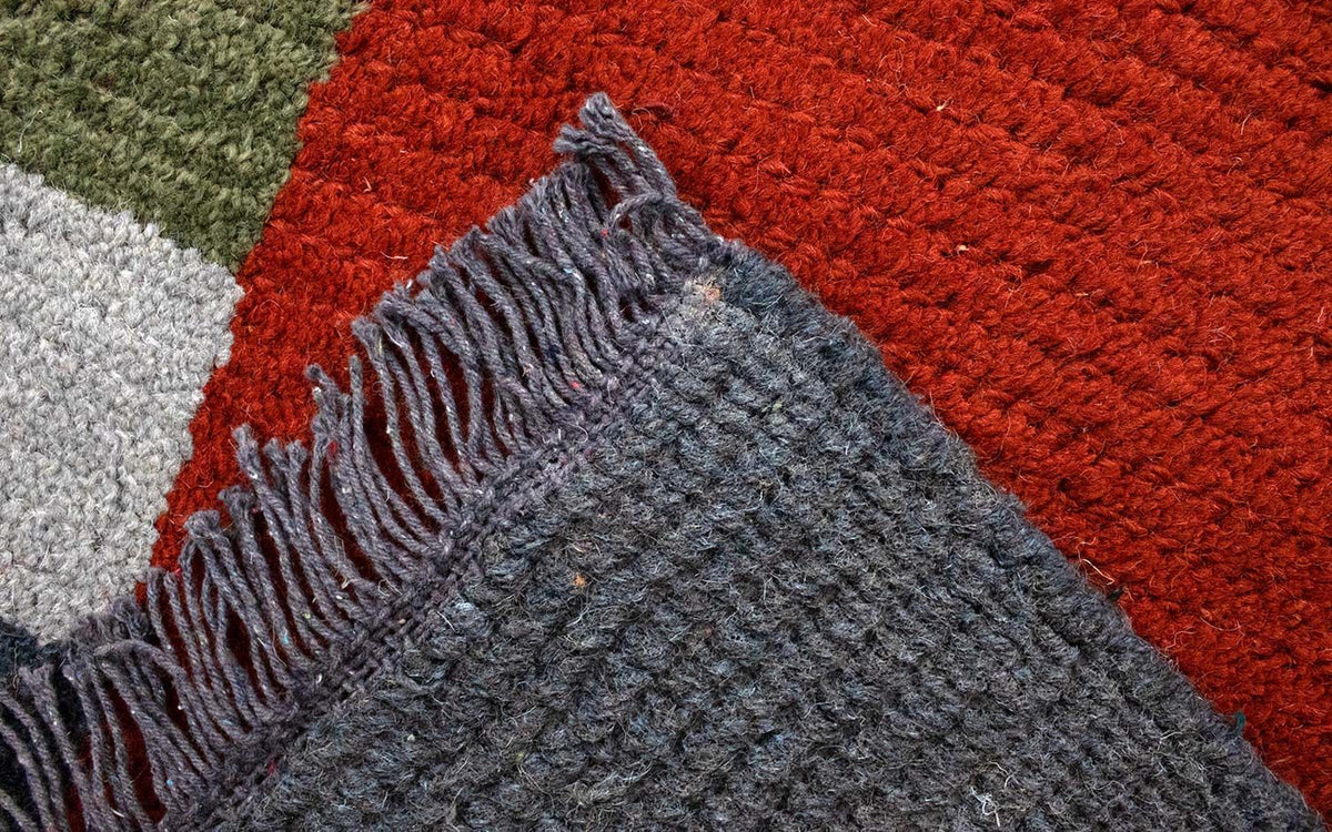 Dywan z Nepalu - 140 x 70 cm - czerwony