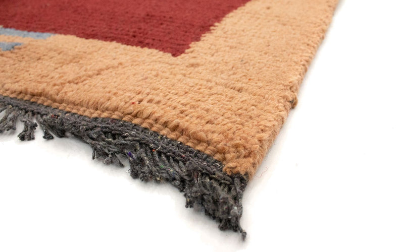 Dywan z Nepalu - 140 x 70 cm - czerwony